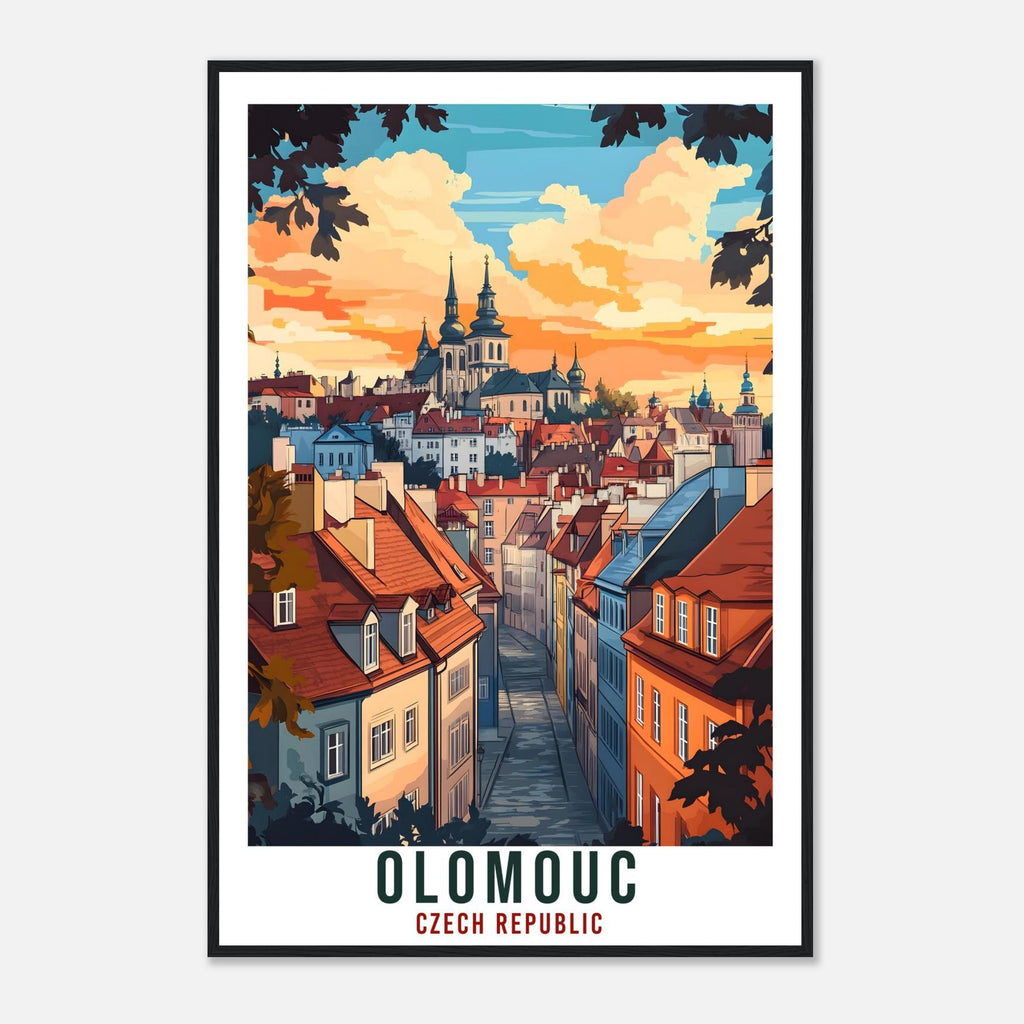 Olomouc Travel Print Czechia Home Decor Olomouc Wall Art Gift Wall Hanging Art Lover Olomouc Czech Republic Artwork Travel Poster Travel Art