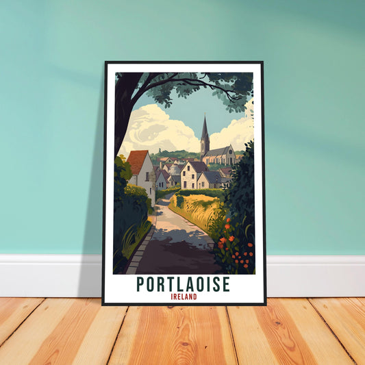 Portlaoise Travel Print Ireland Home Decor Portlaoise Wall Art Gift Wall Hanging Portlaoise Irish Artwork Travel Poster Ireland Travel Art