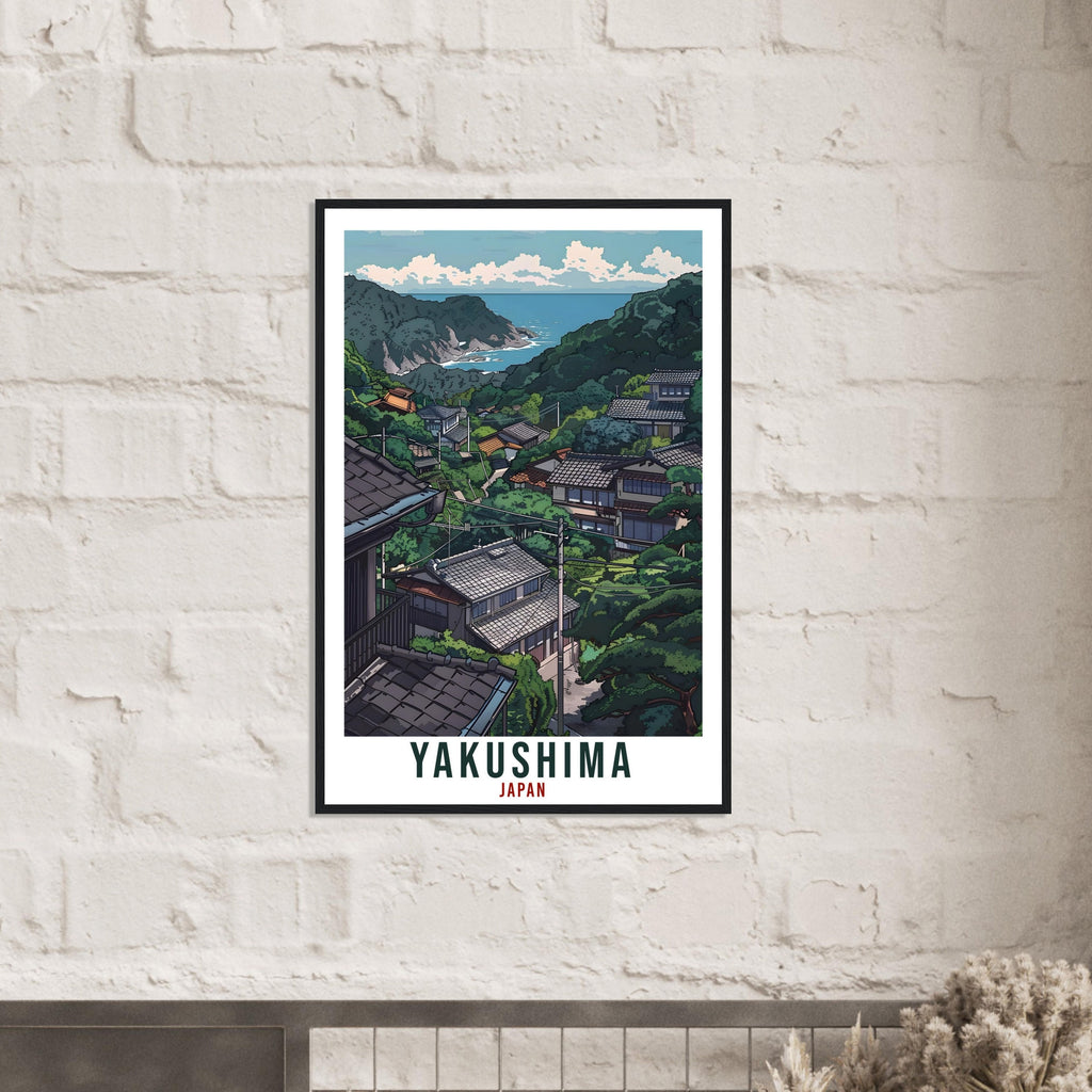 Yakushima Travel Print Japan Home Decoration Yakushima Wall Art Gift Wall Hanging Art Lover Japanese Artwork Japan Yakushima Travel Poster