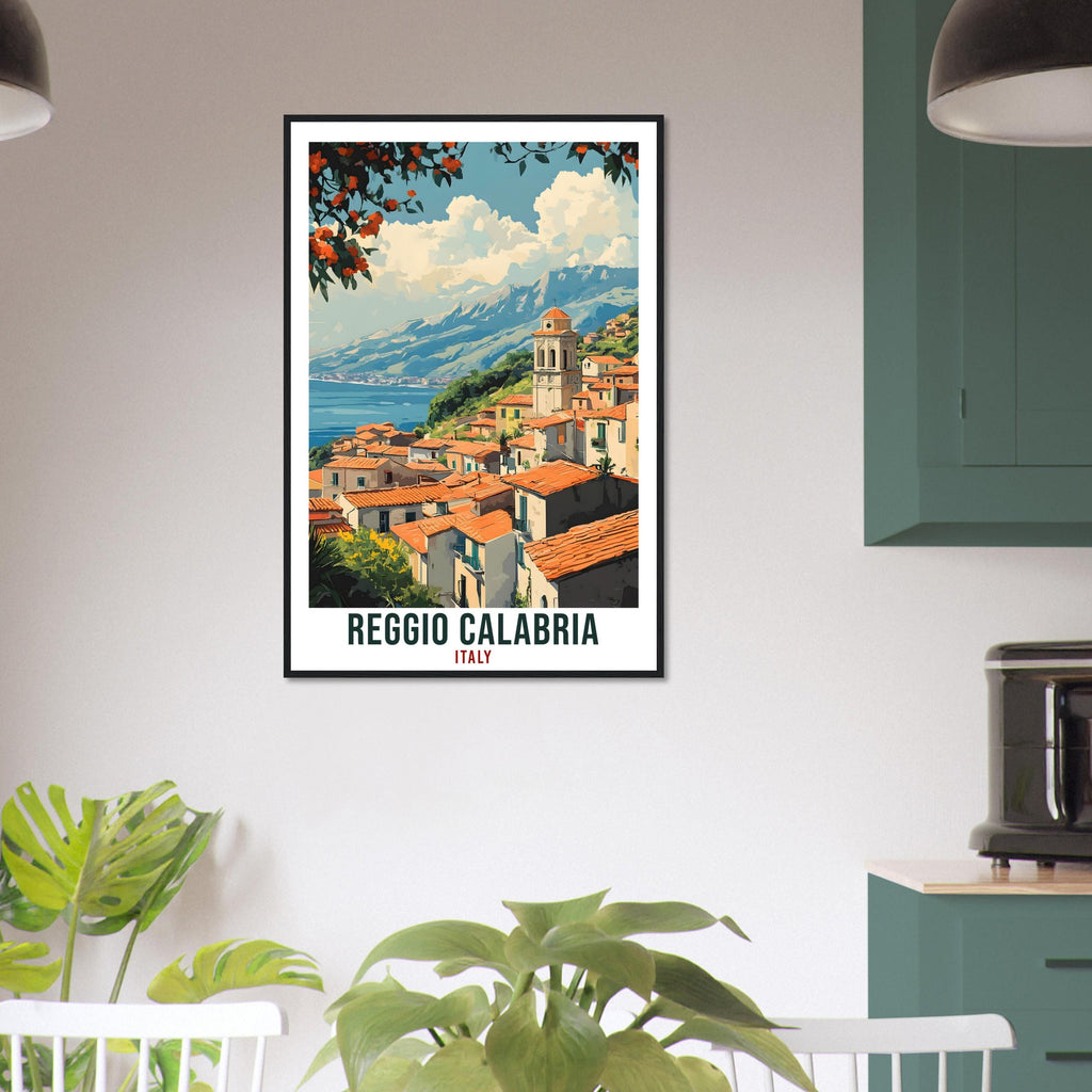Reggio Calabria Travel Print Italy Home Decor Wall Art Gift Wall Hanging Art Lover Reggio Calabria Italian Artwork Travel Poster Travel Gift