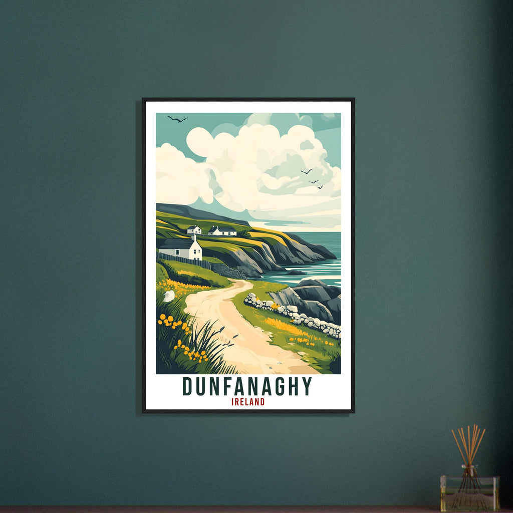 Dunfanaghy Travel Print Ireland Home Decor Donegal Wall Art Wall Hanging Art Lover Irish Artwork Travel Poster Dunfanaghy Ireland Travel Art