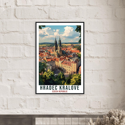 Hradec Kralove Travel Print Czech Republic Home Decor Wall Art Gift Wall Hanging Art Lover Hradec Kralove Czechia Artwork Travel Poster Art