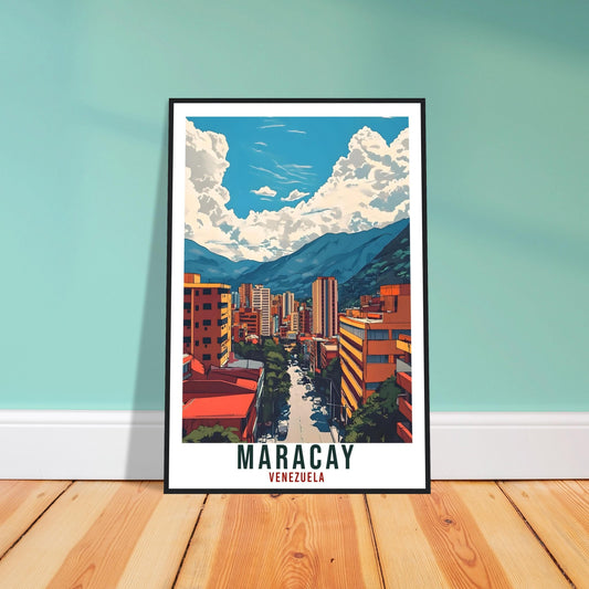 Maracay Travel Print Venezuela Home Decor Maracay Wall Art Gift Wall Hanging Art Lover Maracay Venezuelan Artwork Travel Poster Travel Gift
