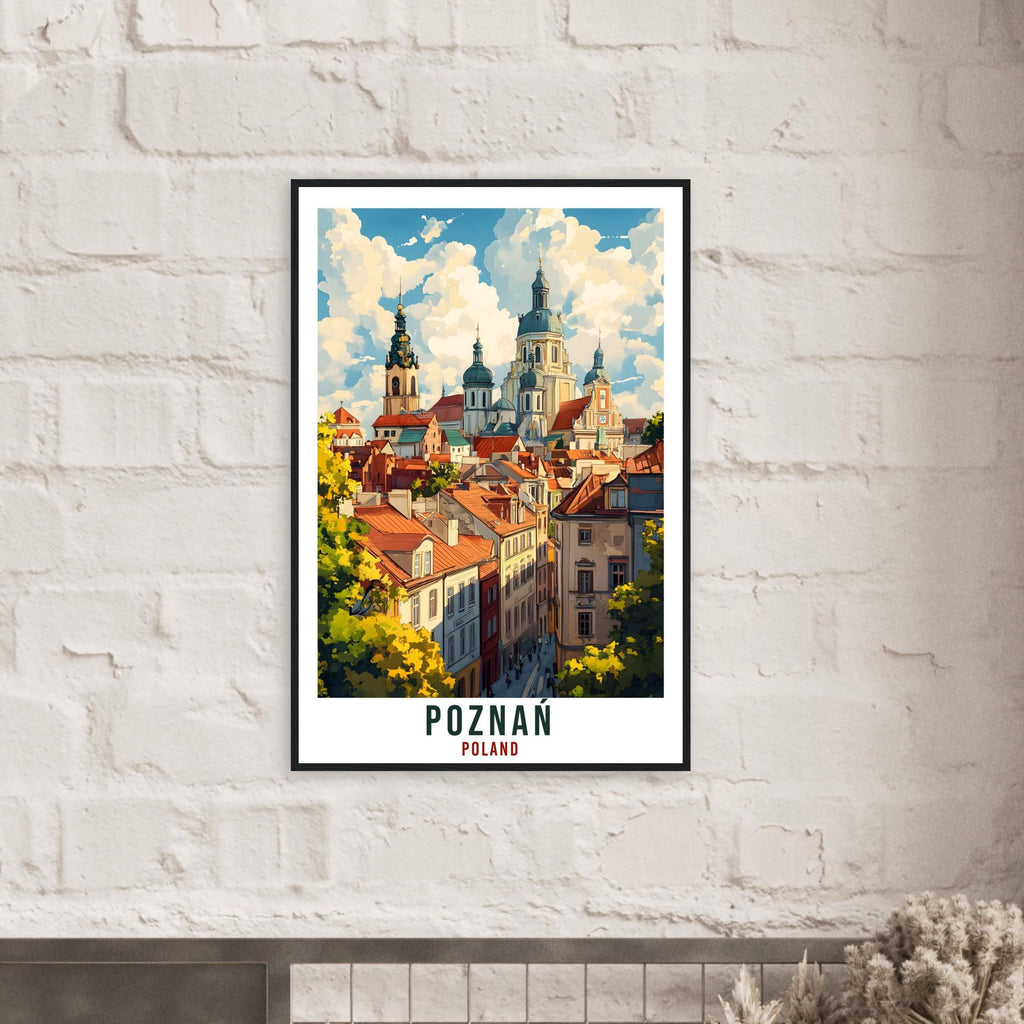 Poznań Travel Print Poland Home Decor Poznań Wall Art Gift Wall Hanging Art Lover Poznań Polish Artwork Travel Poster Poland Travel Art