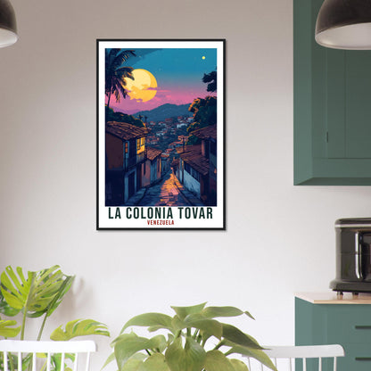La Colonia Tovar Travel Print Venezuela Decor Wall Art Wall Hanging Art Lover La Colonia Tovar Venezuelan Artwork Travel Poster Travel Gift