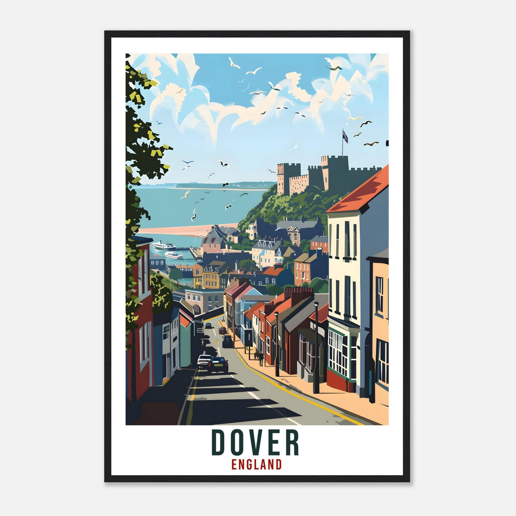 Dover Travel Print Wall Art Dover Wall Hanging Home Living Décor Dover Gift Art Lovers Gift UK Artwork Gift Print England Travel Poster