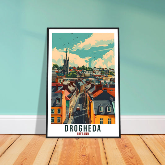 Drogheda Travel Print Ireland Wall Art Wall Hanging Home Décor Drogheda Louth Gift Art Lovers Gift Irish Artwork Gift Ireland Travel Poster