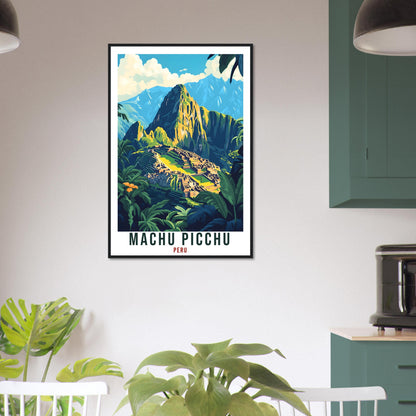 Machu Picchu Peru Travel Print Peru Home Decor Wall Art Gift Wall Hanging Art Lover Machu Picchu Peru Artwork Travel Poster Peru Travel Art