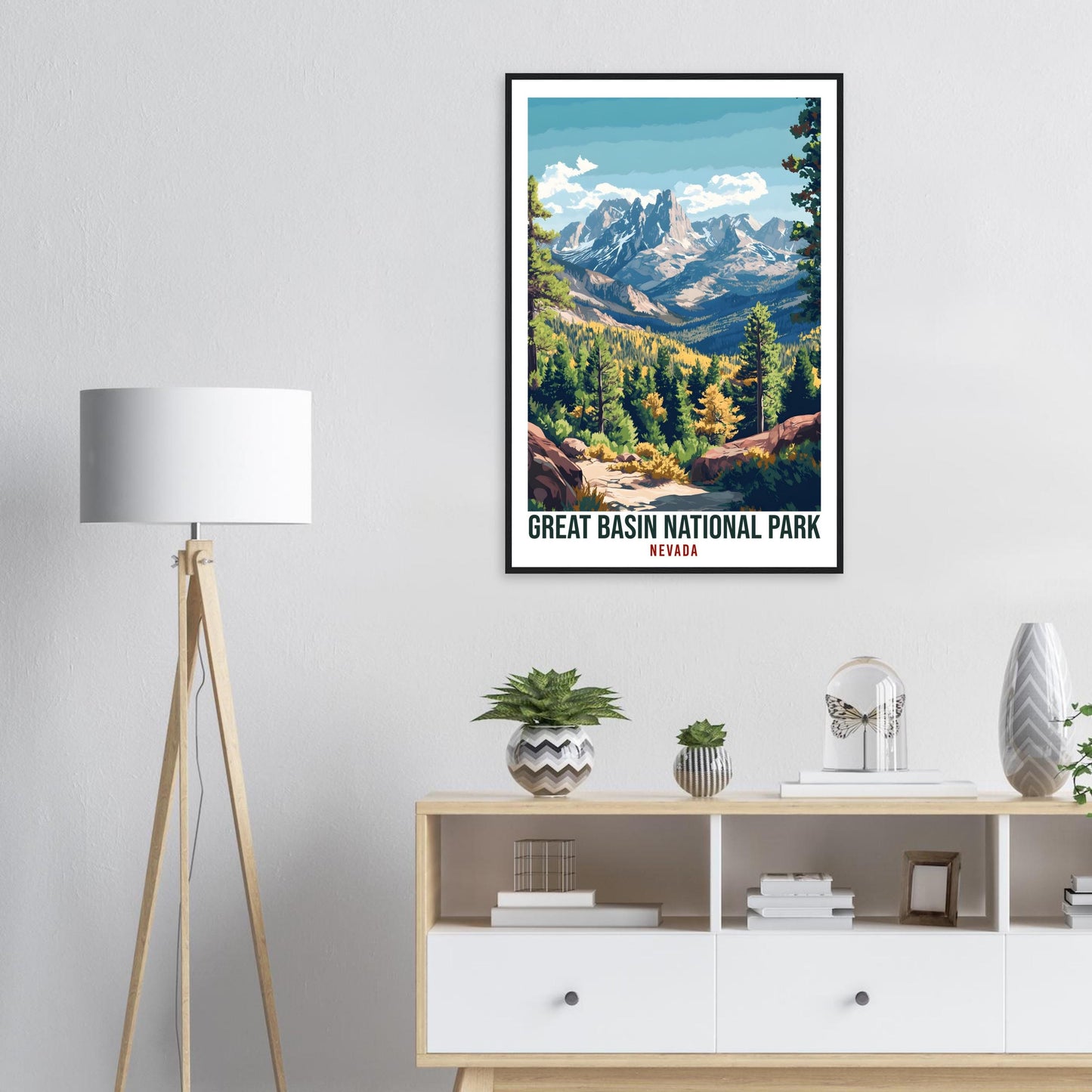 Great Basin National Park Nevada USA Travel Print Wall Art Wall Hanging Home Décor Great Basin Gift Travel Art USA Artwork Travel Poster