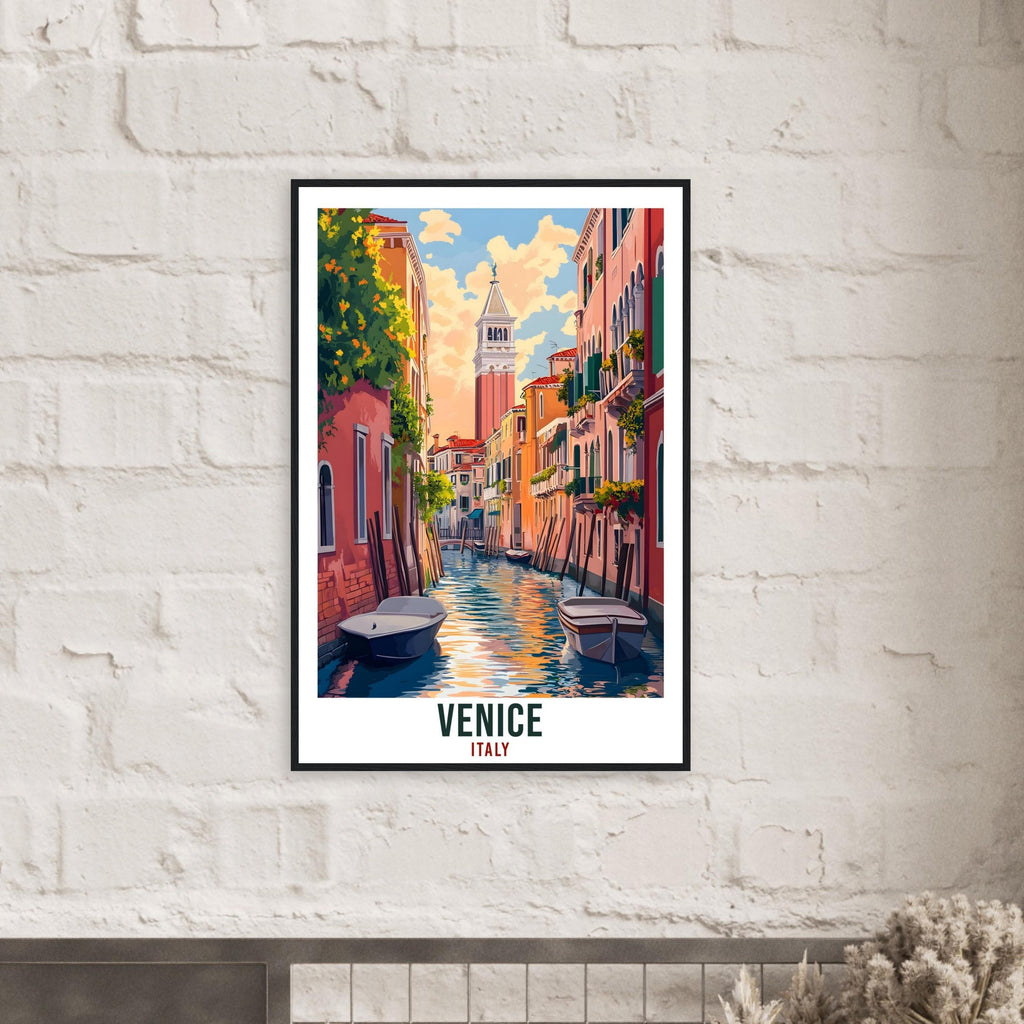 Venice Travel Print Italy Home Decor Venice Wall Art Gift Wall Hanging Art Lover Venice Italy Artwork Travel Poster Italian Travel Art