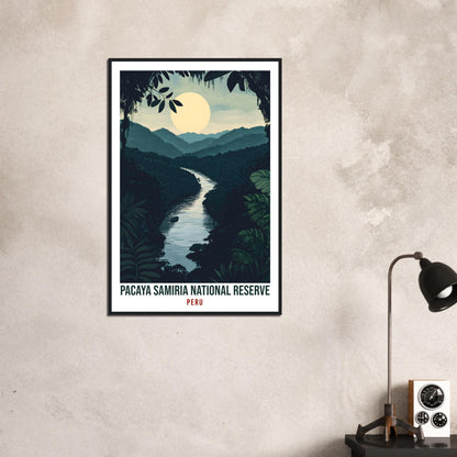 Pacaya Samiria National Reserve Travel Print Peru Decor Wall Art Gift Wall Hanging Art Lover Pacaya Samiria Peruvian Artwork Travel Poster