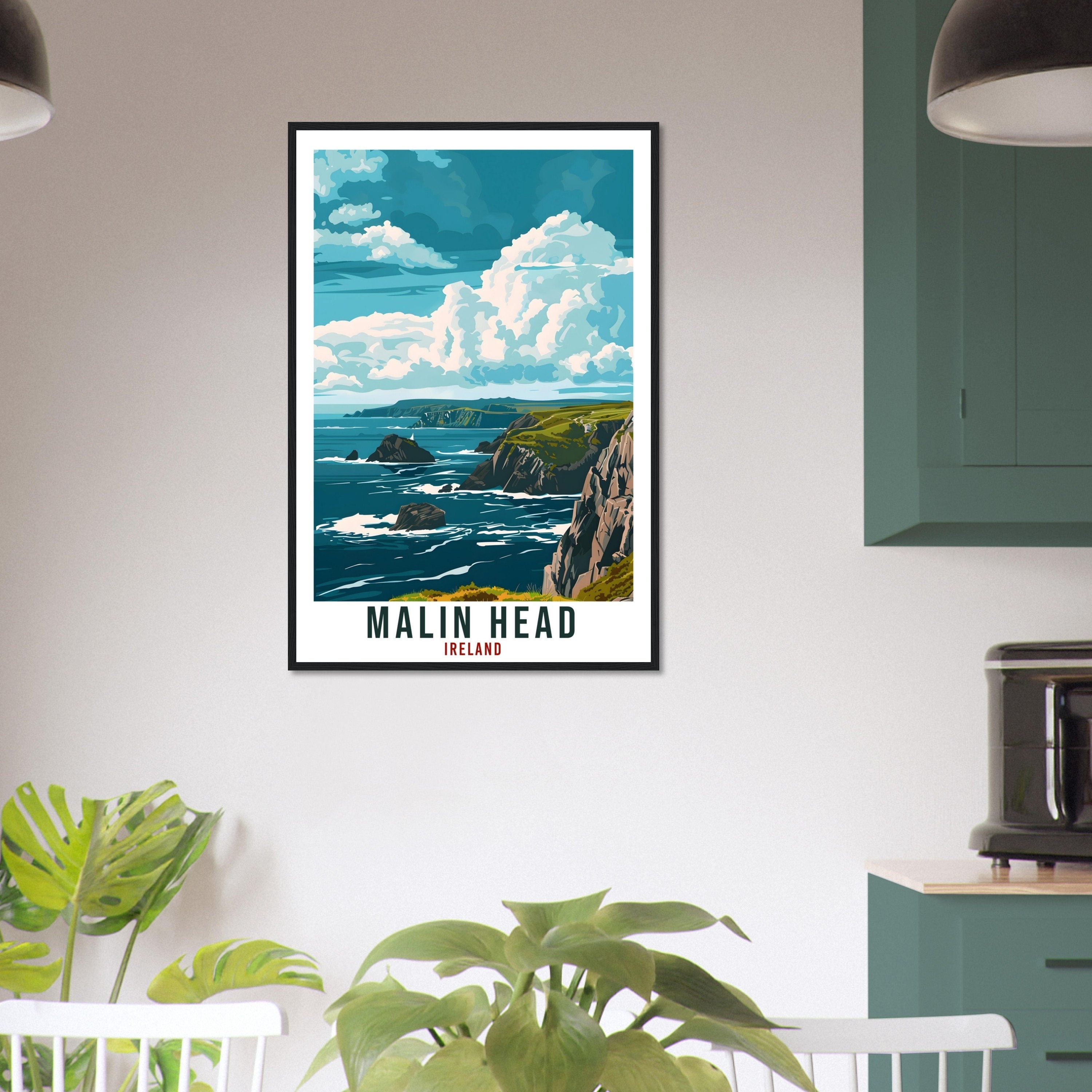 Malin Head Travel Print Ireland Wall Art Wall Hanging Home Living Décor Malin Head Gift Art Lovers Gift Irish Artwork Irish Travel Poster