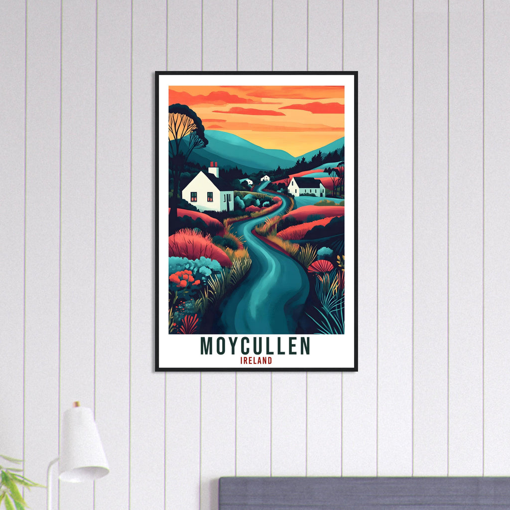 Moycullen Travel Print Ireland Home Decor Moycullen Wall Art Wall Hanging Art Lover Irish Artwork Travel Poster Moycullen Ireland Travel Art