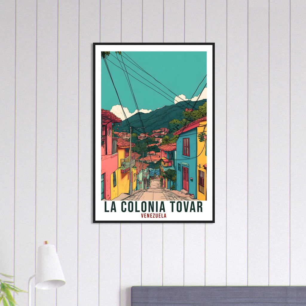 La Colonia Tovar Travel Print Venezuela Home Decor Wall Art Wall Hanging Art Lover Colonia Tovar Venezuelan Artwork Travel Poster Travel Art