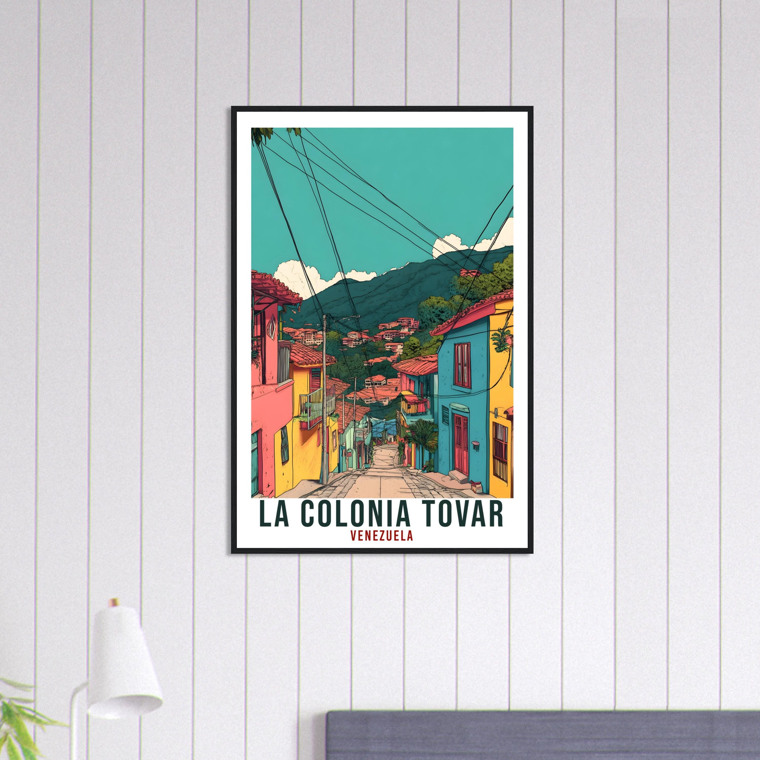 La Colonia Tovar Travel Print Venezuela Home Decor Wall Art Wall Hanging Art Lover Colonia Tovar Venezuelan Artwork Travel Poster Travel Art