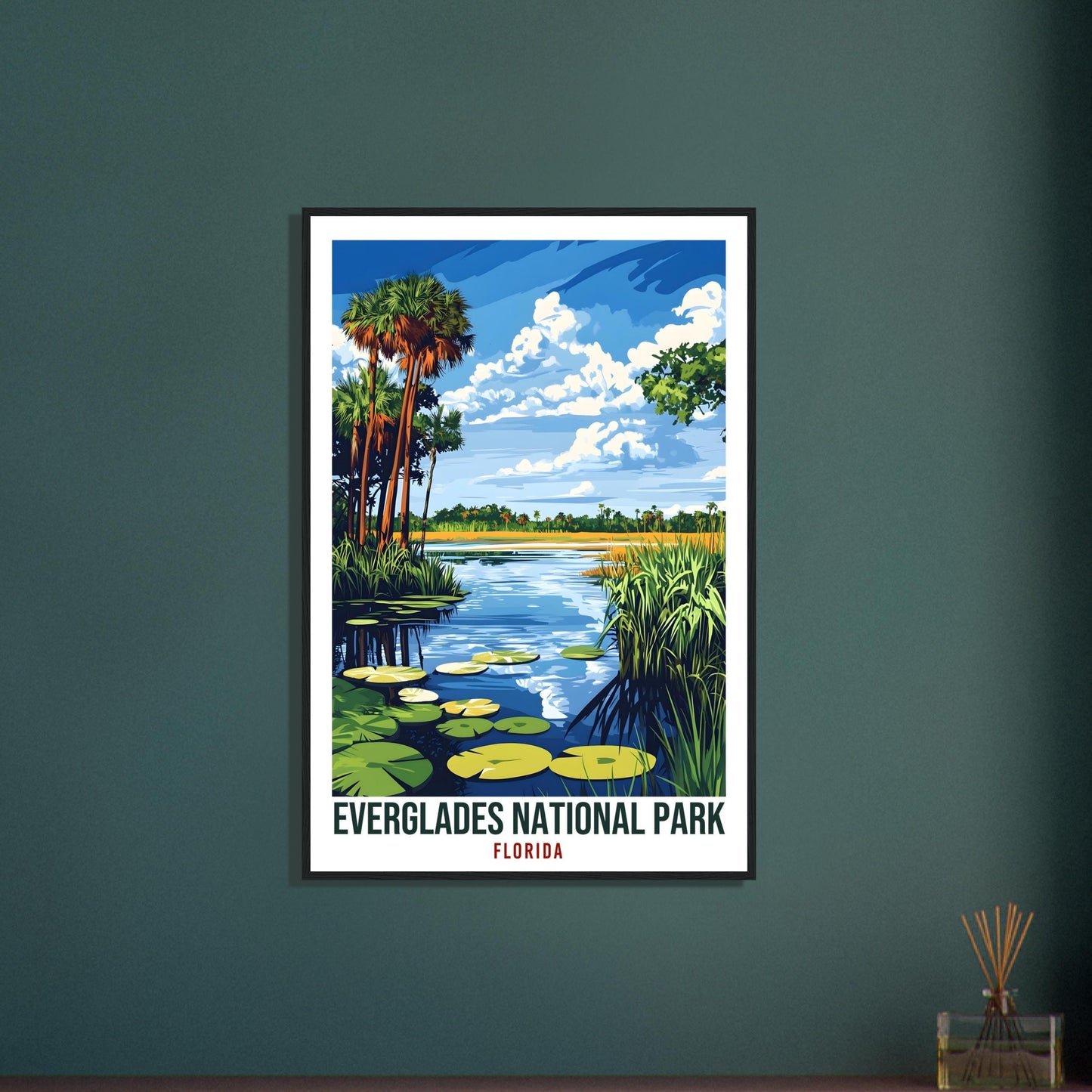 Everglades National Park Florida USA Travel Print Wall Art Wall Hanging Home Décor Everglades Gift Travel Art USA Artwork Travel Poster