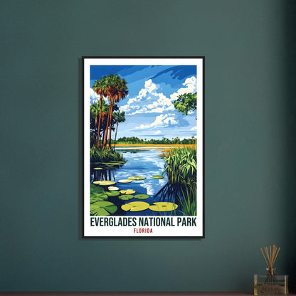 Everglades National Park Florida USA Travel Print Wall Art Wall Hanging Home Décor Everglades Gift Travel Art USA Artwork Travel Poster