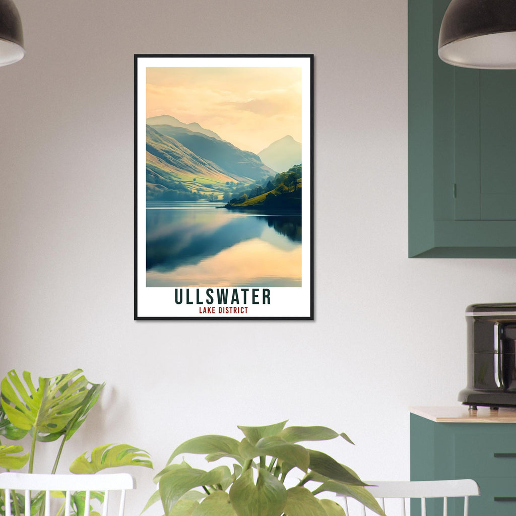 Ullswater Travel Print Lake District Home Decor Ullswater Wall Art Wall Hanging Art Lover Lake District Artwork Travel Poster Cumbria Travel