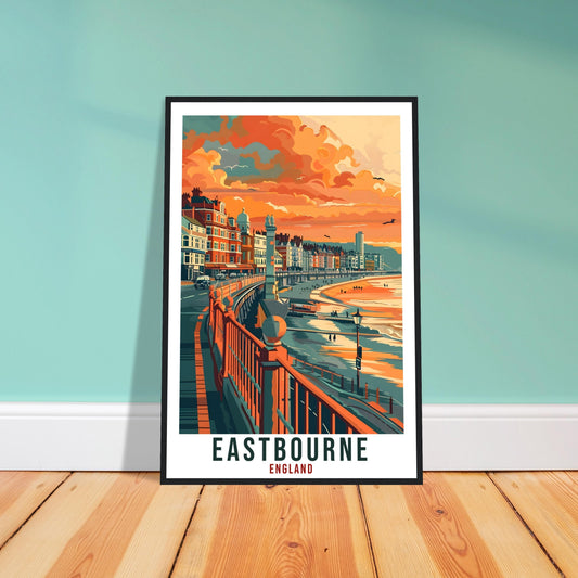 Eastbourne Travel Print Wall Art Wall Hanging Home Living Décor Eastbourne Gift Art Lovers Gift UK Artwork Gift Print England Travel Poster