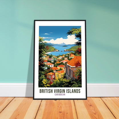 British Virgin Islands Travel Print Wall Art British Virgin Islands Wall Hanging Home Décor Caribbean Gift Travel Poster Caribbean Print