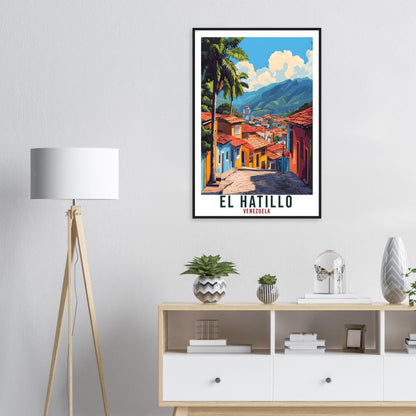 El Hatillo Travel Print Venezuela Home Decor Wall Art Gift Wall Hanging Art Lover El Hatillo Venezuelan Artwork Travel Poster Travel Gift