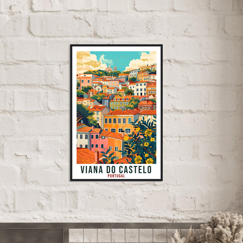 Viana Do Castelo Travel Print Portugal Wall Art Wall Hanging Home Décor Viana Do Castelo Gift Portugal Artwork Gift Portugal Travel Poster