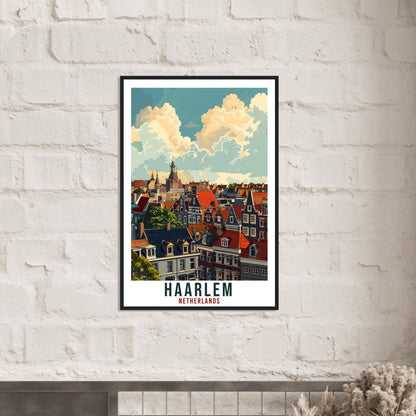 Haarlem Travel Print Holland Wall Art Wall Hanging Home Décor Haarlem Gift Art Lovers Gift Dutch Artwork Gift The Netherlands Travel Poster