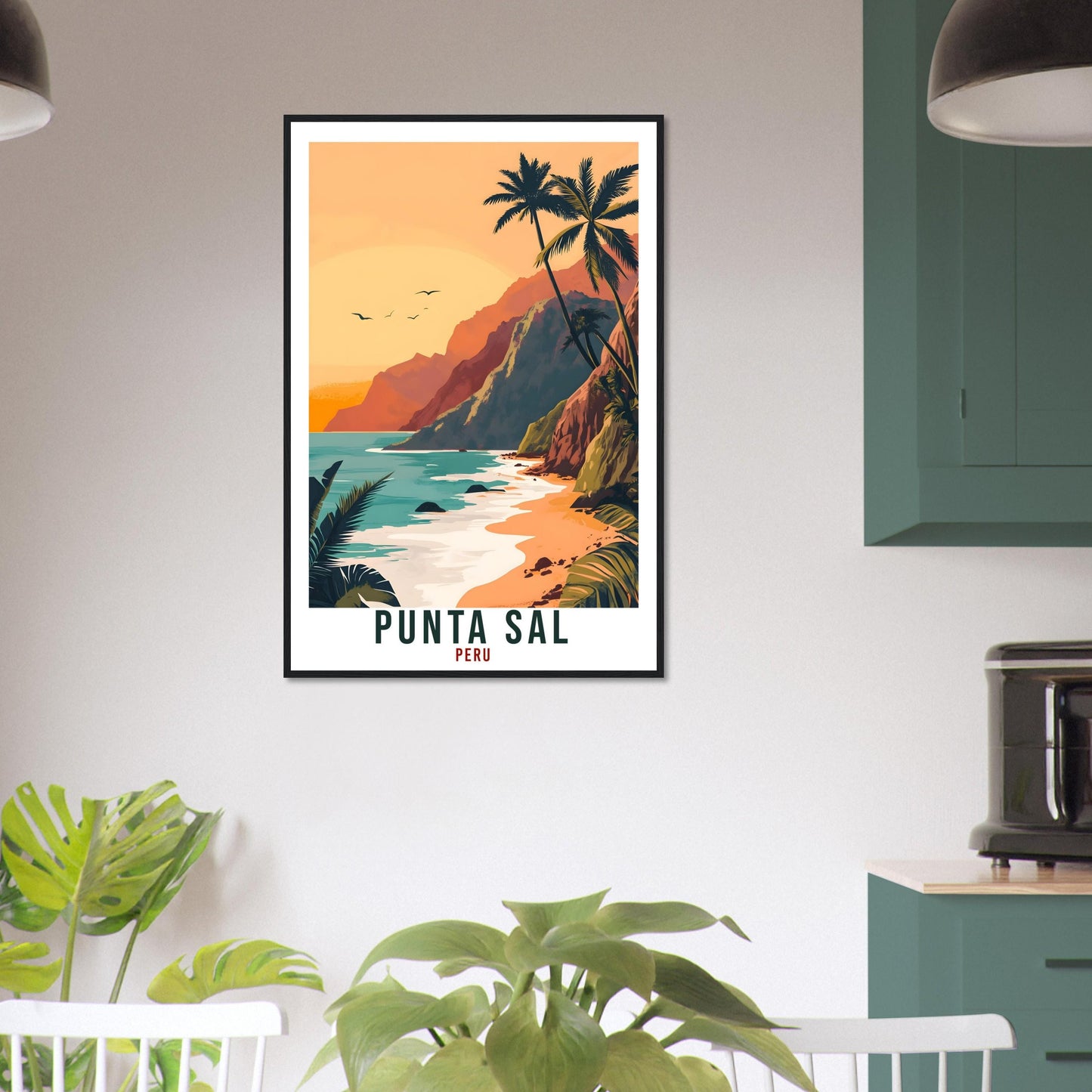 Punta Sal Travel Print Peru Home Decor Punta Sal Wall Art Gift Wall Hanging Art Lover Punta Sal Peruvian Artwork Travel Poster Travel Art