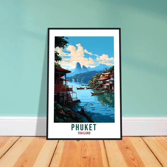 Phuket Travel Print Wall Art Phuket Wall Hanging Thailand Gift Holiday Print Phuket Art Print Phuket Travel Poster Phuket Landscape Print