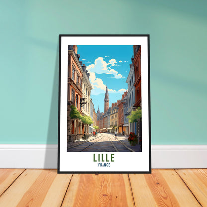 Lille France Travel Print Wall Art Lille Wall Hanging Home Décor Lille Gift Art Lovers France Art Lover Gift Print Lille City France Print