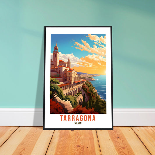 Tarragona Travel Poster Wall Art Tarragona Wall Hanging Home Décor Tarragona Gift Art Lovers Vintage Spain Art Tarragona Print Wall Art