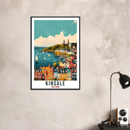 Kinsale Travel Print Ireland Home Decor Co Cork Wall Art Gift Wall Hanging Art Lover Kinsale Irish Artwork Travel Poster Ireland Travel Art