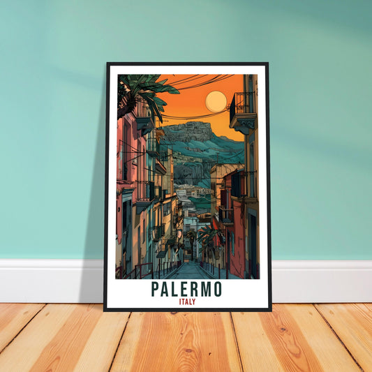 Palermo Travel Print Italy Wall Art Wall Hanging Home Living Décor Palermo Gift Art Lovers Gift Italy Artwork Gift Italian Travel Poster