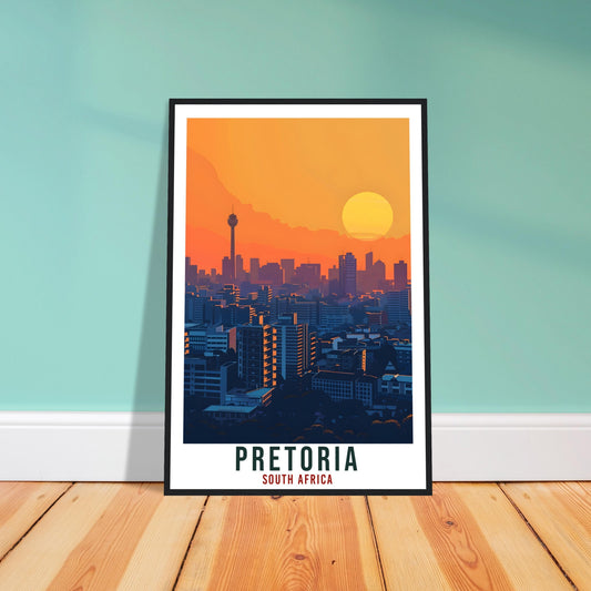 Pretoria South Africa Travel Print Wall Art Wall Hanging Home Décor Pretoria Gift Art Lovers Artwork Gift Print South Africa Landmark Poster