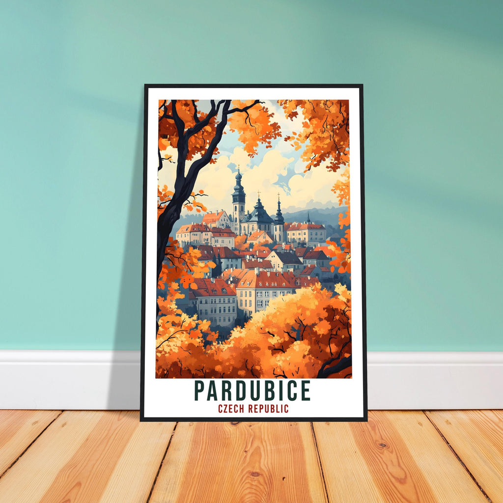 Pardubice Travel Print Czech Republic Home Decor Pardubice Wall Art Gift Wall Hanging Art Lover Pardubice Czechia Artwork Travel Poster Art