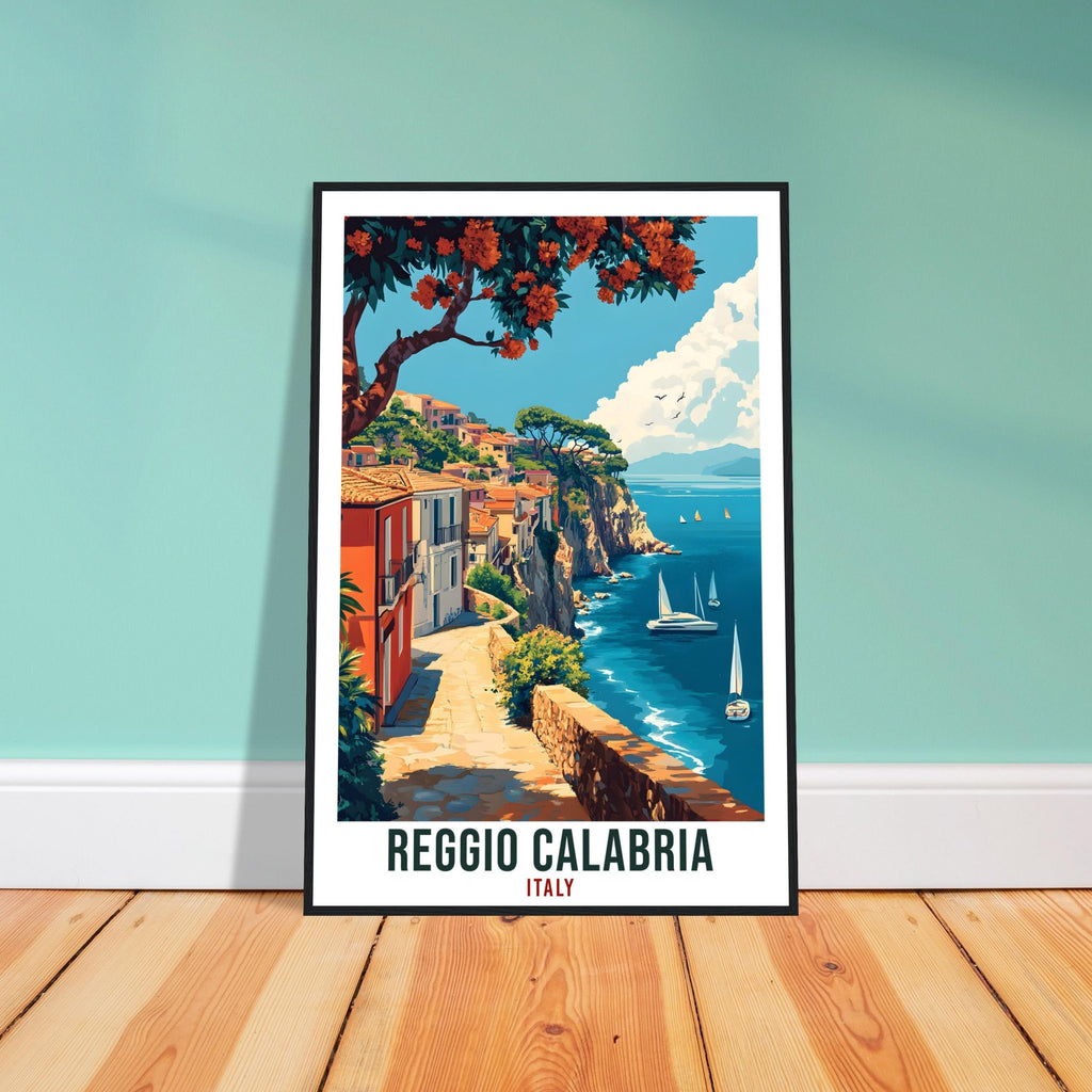 Reggio Calabria Travel Print Italy Home Decor Reggio Calabria Wall Art Gift Wall Hanging Art Lover Italian Artwork Travel Poster Travel Gift