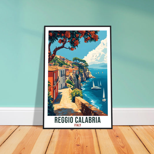 Reggio Calabria Travel Print Italy Home Decor Reggio Calabria Wall Art Gift Wall Hanging Art Lover Italian Artwork Travel Poster Travel Gift