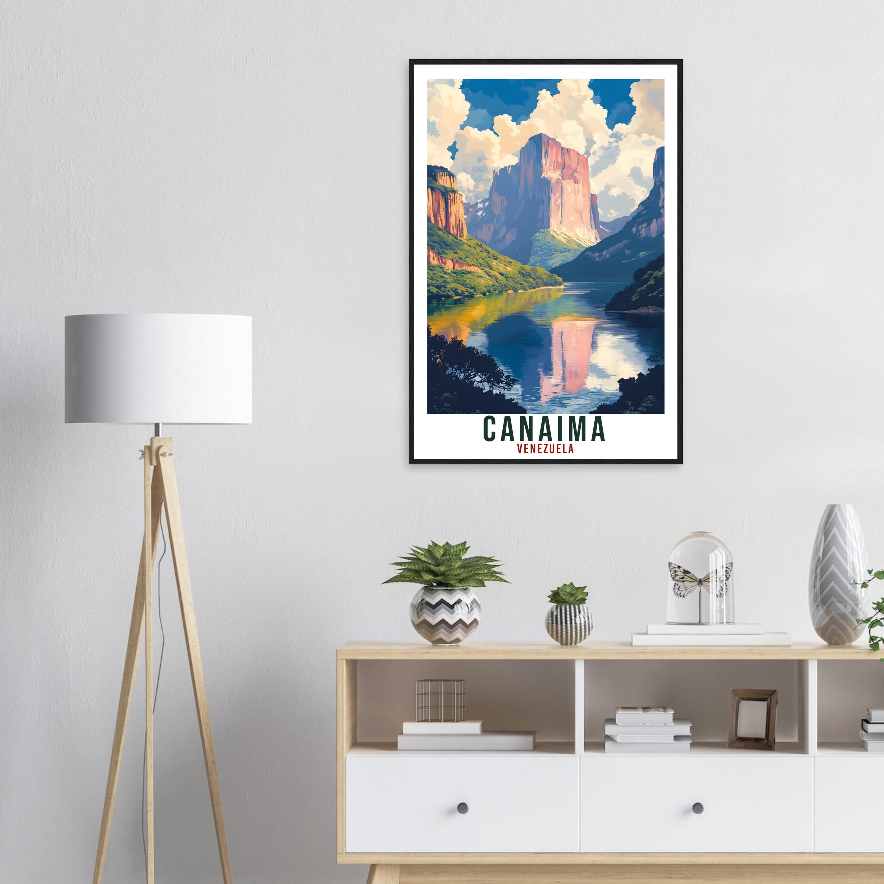 Canaima Travel Print Venezuela Home Decor Canaima Wall Art Gift Wall Hanging Art Lover Canaima Venezuelan Artwork Travel Poster Travel Art