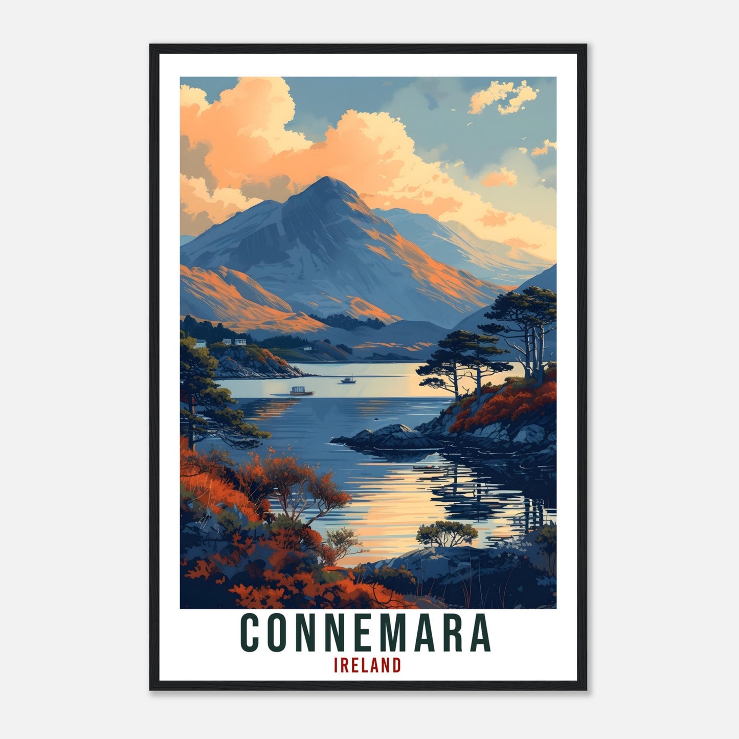 Connemara Travel Print Ireland Home Decoration Irish Wall Art Gift Wall Hanging Art Lover Irish Artwork Ireland Connemara Travel Poster
