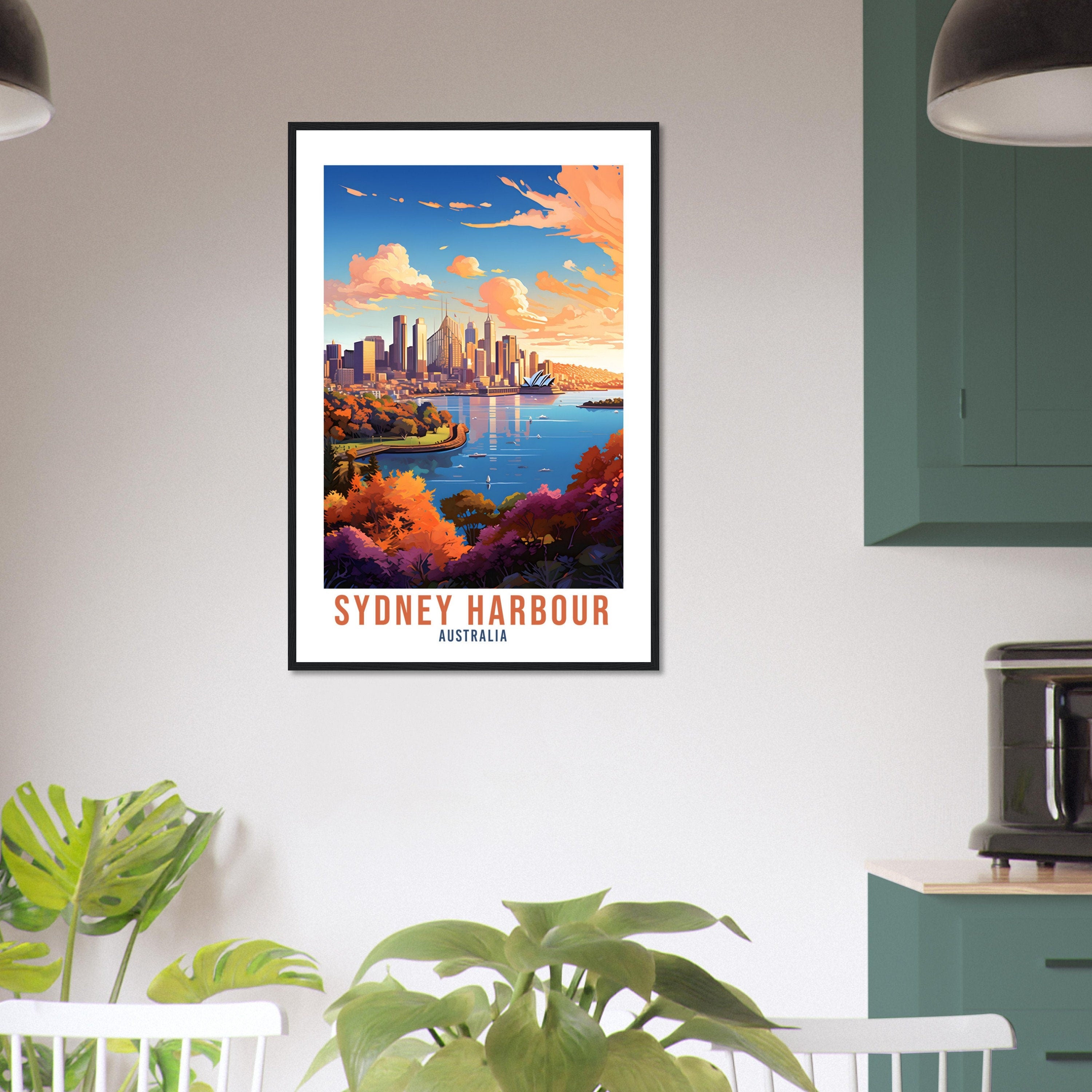 Sydney Travel Print Wall Art Sydney Australia Wall Hanging Home Décor Sydney Gift Art Lovers Australian Art Lover Gift Sydney Travel Poster