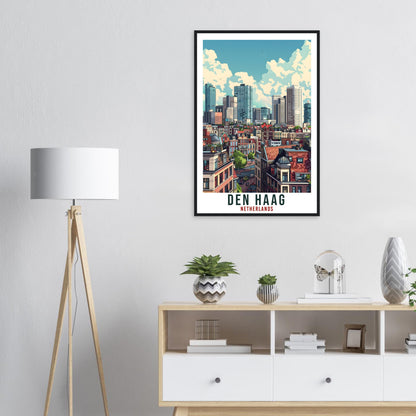 Den Haag Travel Print Holland Wall Art Wall Hanging Home Décor Gift Art Lover Gift Dutch Artwork Gift The Netherlands Den Haag Travel Poster