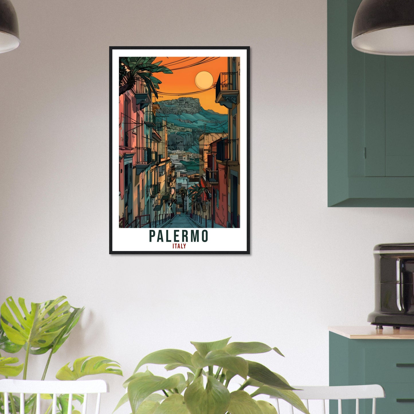 Palermo Travel Print Italy Wall Art Wall Hanging Home Living Décor Palermo Gift Art Lovers Gift Italy Artwork Gift Italian Travel Poster