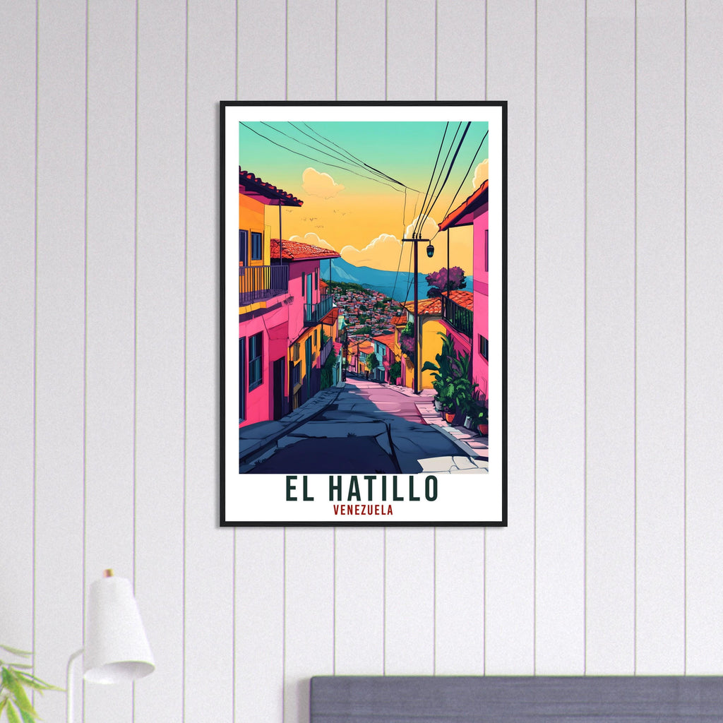 El Hatillo Travel Print Venezuela Decor El Hatillo Wall Art Wall Hanging Art Lover El Hatillo Venezuelan Artwork Travel Poster Travel Art