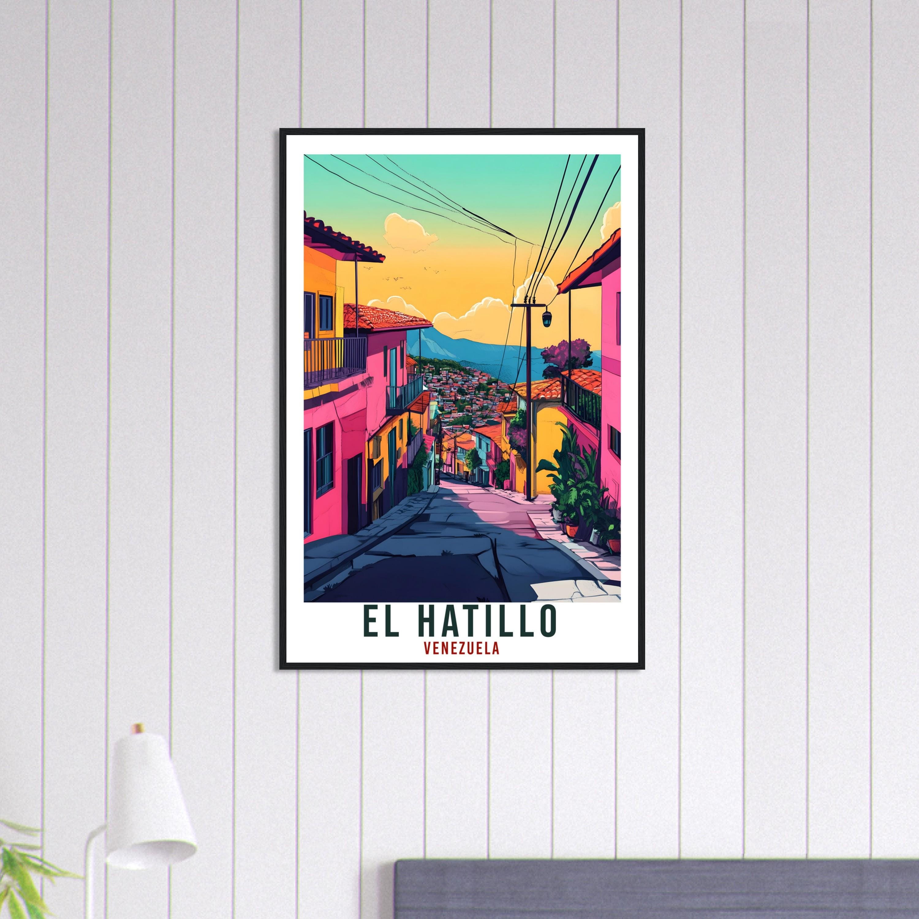 El Hatillo Travel Print Venezuela Decor El Hatillo Wall Art Wall Hanging Art Lover El Hatillo Venezuelan Artwork Travel Poster Travel Art