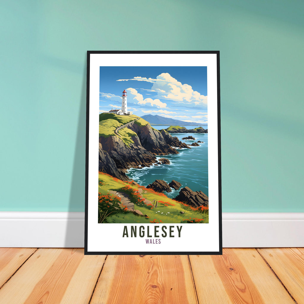 Anglesey Travel Print Wall Art Anglesey Wall Hanging Wales Gift Anglesey Wall Art Print Anglesey Island Travel Gift Anglesey Travel Poster