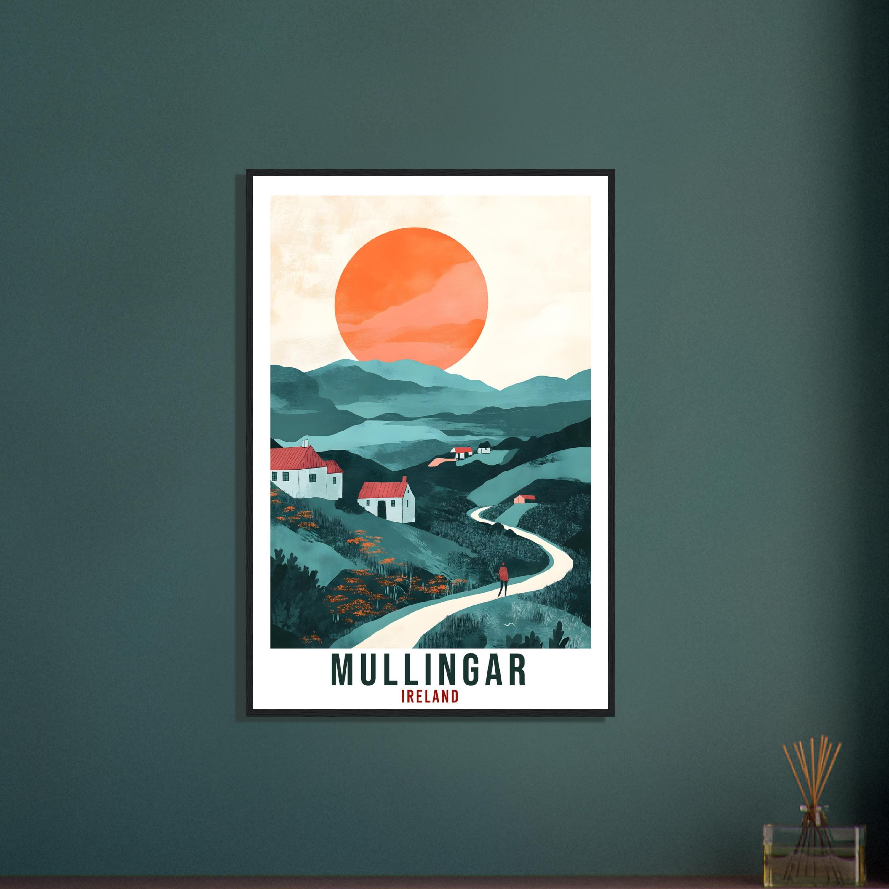 Mullingar Travel Print Ireland Home Decor Mullingar Wall Art Gift Wall Hanging Art Lover Mullingar Irish Artwork Travel Poster Ireland Art
