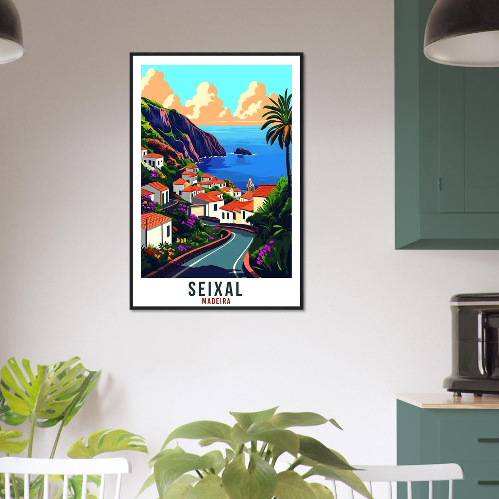 Seixal Madeira Portugal Travel Poster Featuring Travel Print | Premium Wall Art Gift