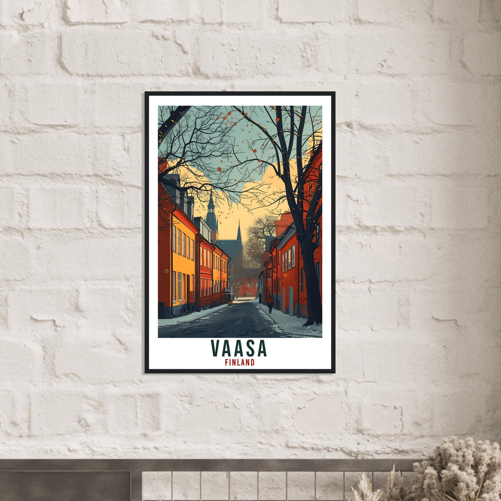 Vaasa Finland Travel Print Wall Art Vaasa Wall Hanging Home Décor Vaasa Gift Art Lovers Finland Artwork Gift Print Vaasa Landmark Poster