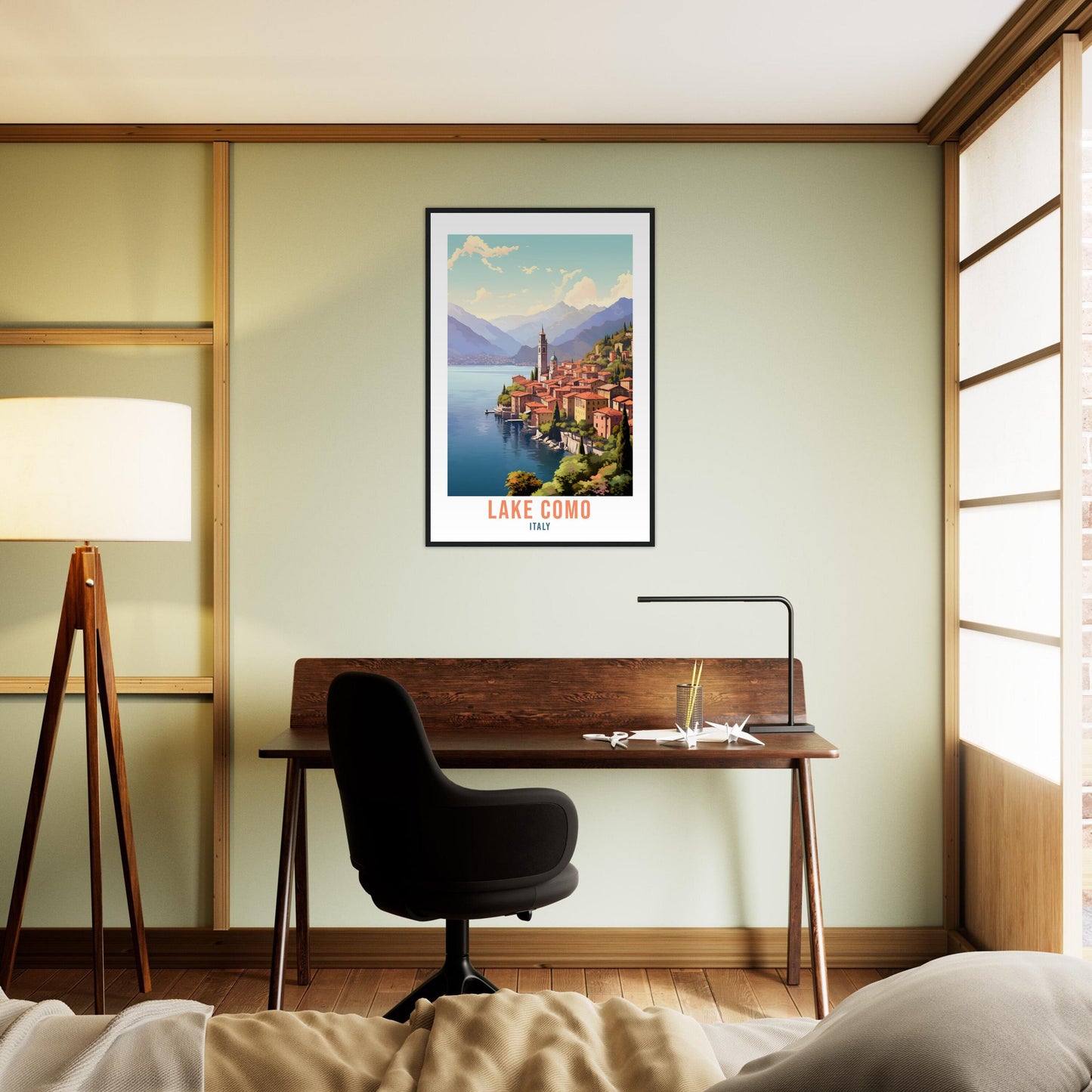 Lake Como Italy Travel Print Wall Art Como Wall Hanging Home Décor Como Gift Art Lovers Italy Art Lover Gift Print Lake Como Italy Print