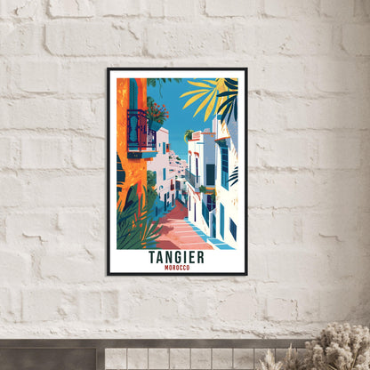 Tangier Morocco Travel Print Wall Art Wall Hanging Home Décor Tangier Gift Art Lovers Morocco Artwork Gift Print African Landmark Poster